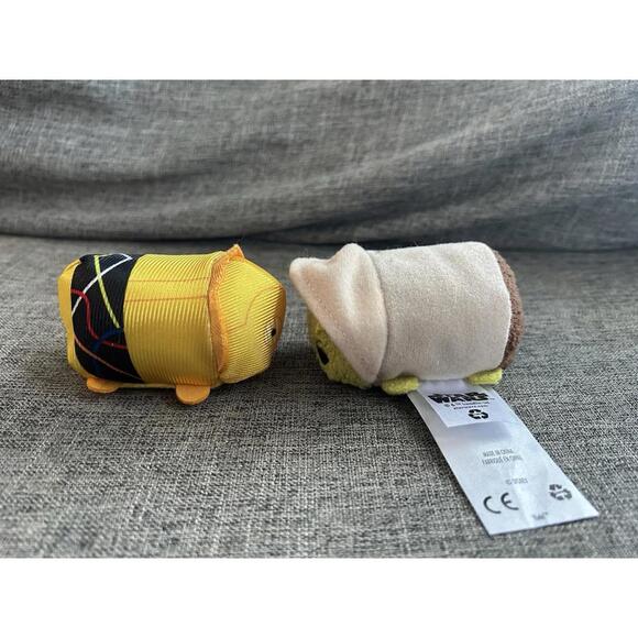 Disney Tsum Tsum Star Wars Mini Plush 3.5" C3PO Yoda Lot of 2 Stuffed - Picture 3 of 8